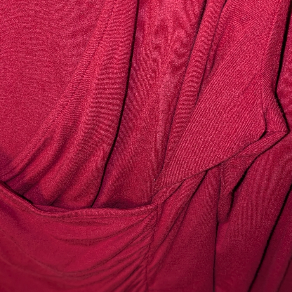 Context Red Blouse Women's Size Large - Picture 3 of 5